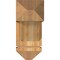 Ekena Millwork Traditional Arts and Crafts Rough Sawn Bracket w/ Offset Brace, Western Red Cedar, 8"W x 18"D x 18"H BKT0806X18X18TRA03RWR - alternate 4
